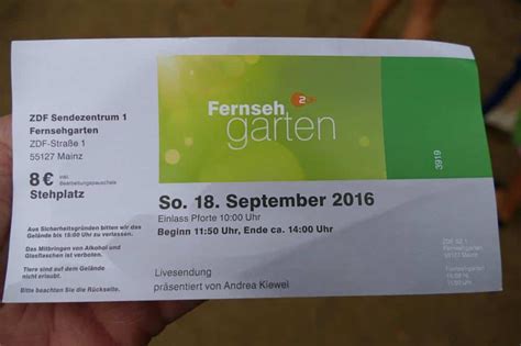 fernsehgarten tickets
